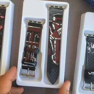 Hand painted Apple iwatch band. 38 mm